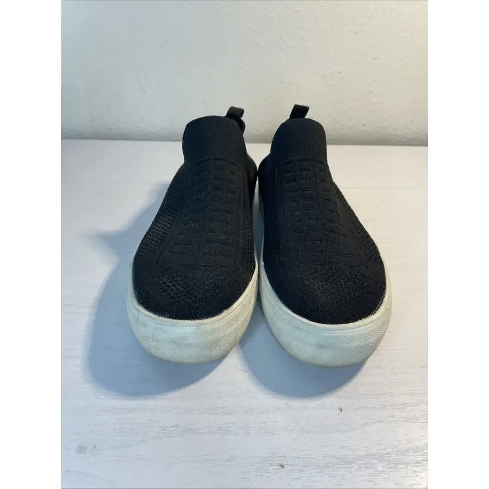 Steve Madden Daray Slip On Mesh Shoes Black Men’s US 8.5